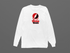 Texas Tech Stealie Premium Unisex Long-Sleeve — White