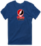 Texas Tech Stealie Premium Unisex T-Shirt — Design: Texas Tech — Navy