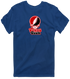 Texas Tech Stealie Premium Unisex T-Shirt — Design: Texas Tech — Navy