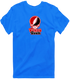 Texas Tech Stealie Premium Unisex T-Shirt — Design: Texas Tech — Royal