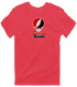 Texas Tech Stealie Premium Unisex T-Shirt — Design: Texas Tech — Heather Red
