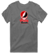 Texas Tech Stealie Premium Unisex T-Shirt — Design: Texas Tech — Charcoal