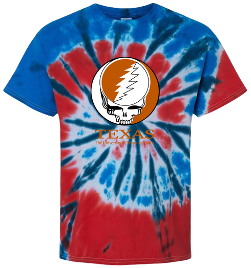 University of Texas Stealie Tie-Dye T-Shirt