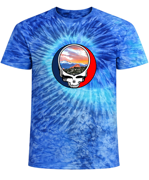 1596 - Custom Stealie Tie-Dye