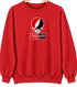 The New School Stealie Premium Unisex Crewneck — Design: The New School — Red