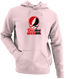 The New School Stealie Premium Unisex Hoodie — Design: The New School — Light Pink