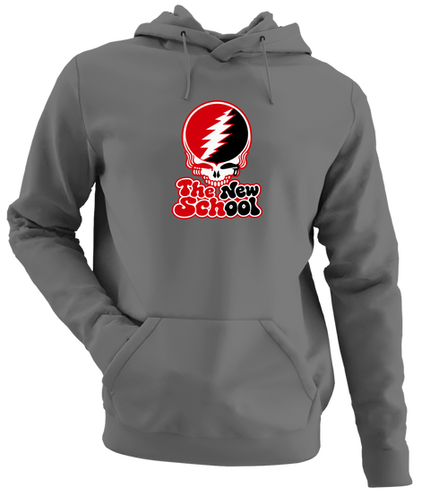 The New School Stealie Premium Unisex Hoodie — Design: The New School — Charcoal