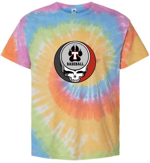 Thomas Baseball Stealie Tie-Dye T-Shirt