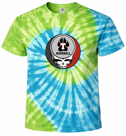 Thomas Baseball Stealie Tie-Dye T-Shirt