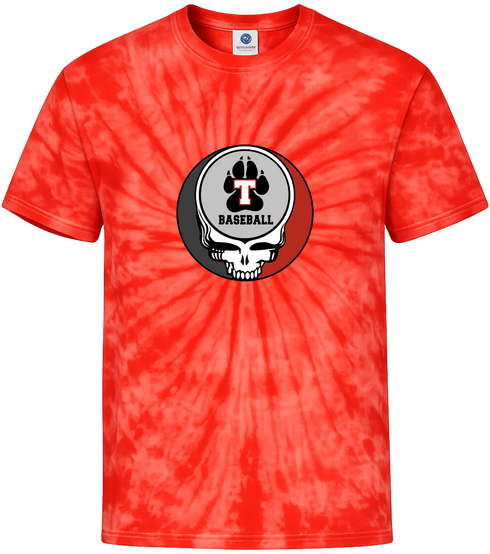 Thomas Baseball Stealie Tie-Dye T-Shirt