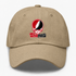 Thomas Stealie Premium Unisex Dad Hat — Design: Thomas College — Khaki
