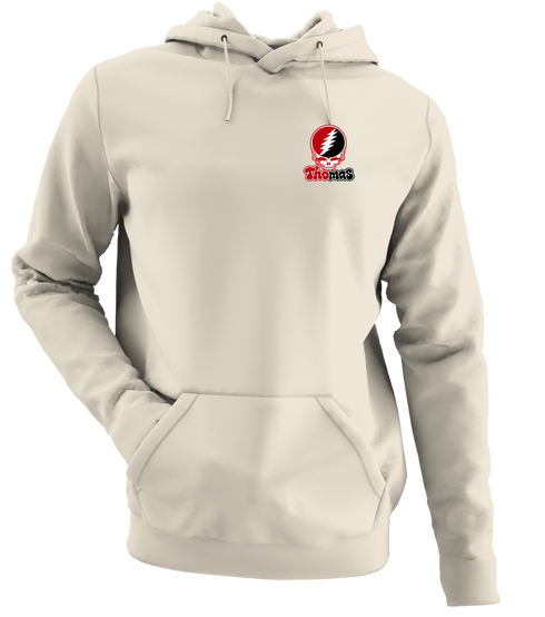 Thomas Stealie Premium Unisex Hoodie — Design: Thomas College — Sand
