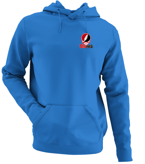 Thomas Stealie Premium Unisex Hoodie — Design: Thomas College — Heather Royal