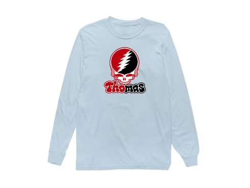 Thomas Stealie Premium Unisex Long-Sleeve — Design: Thomas College — Chambray