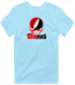 Thomas Stealie Premium Unisex T-Shirt — Design: Thomas College — Light Blue