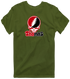 Thomas Stealie Premium Unisex T-Shirt — Design: Thomas College — Military Green