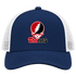 Thomas Stealie Premium Unisex Trucker Cap — Design: Thomas College — Navy/White