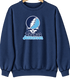 Thomas Jefferson Stealie Premium Unisex Crewneck — Design: Thomas Jefferson University — Navy