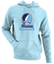 Thomas Jefferson Stealie Premium Unisex Hoodie — Design: Thomas Jefferson University — Light Blue