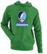 Thomas Jefferson Stealie Premium Unisex Hoodie — Design: Thomas Jefferson University — Irish Green