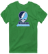 Thomas Jefferson Stealie Premium Unisex T-Shirt — Design: Thomas Jefferson University — Irish Green