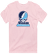 Thomas Jefferson Stealie Premium Unisex T-Shirt — Design: Thomas Jefferson University — Light Pink