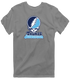 Thomas Jefferson Stealie Premium Unisex T-Shirt — Design: Thomas Jefferson University — Dark Heather