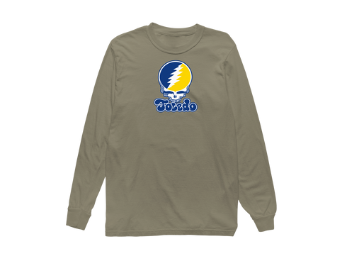 Toledo Stealie Premium Unisex Long-Sleeve — Design: Toledo University of — Sandstone
