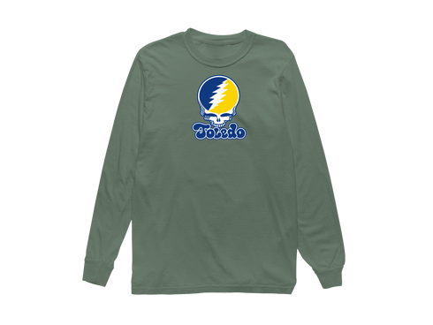 Toledo Stealie Premium Unisex Long-Sleeve — Design: Toledo University of — Light Green