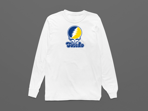 Toledo Stealie Premium Unisex Long-Sleeve — Design: Toledo University of — White