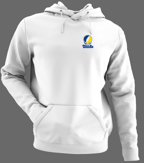 Toledo Stealie Premium Unisex Hoodie — Design: Toledo University of — White/Grey