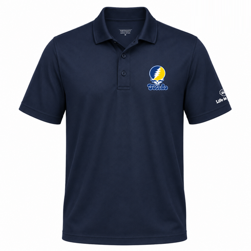 Toledo Stealie Premium Unisex Polo — Design: Toledo University of — Navy