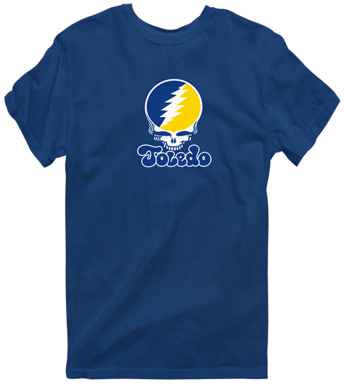 Toledo Stealie Premium Unisex T-Shirt — Design: Toledo University of — Navy