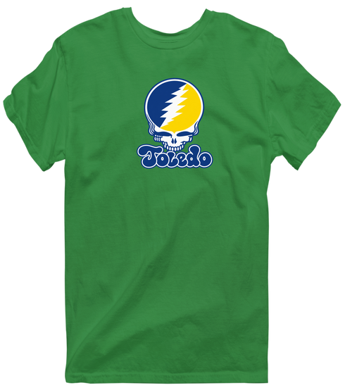 Toledo Stealie Premium Unisex T-Shirt — Design: Toledo University of — Irish Green