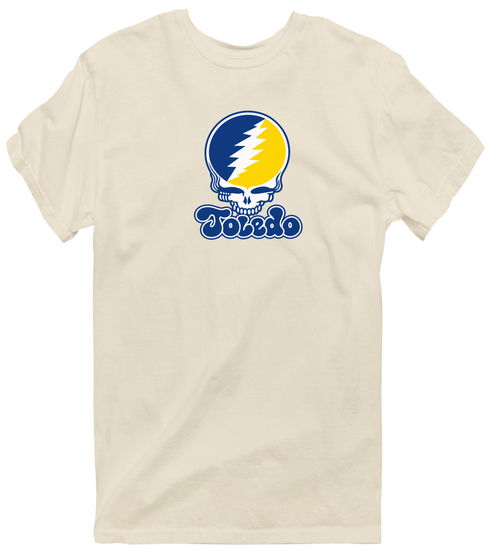 Toledo Stealie Premium Unisex T-Shirt — Design: Toledo University of — Sand