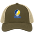 Toledo Stealie Premium Unisex Trucker Cap — Design: Toledo University of — Moss/Khaki