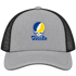 Toledo Stealie Premium Unisex Trucker Cap — Design: Toledo University of — Heather Grey/Black