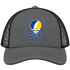 Toledo Stealie Premium Unisex Trucker Cap — Design: Toledo University of — Charcoal/Black