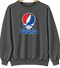 Toronto Baseball Stealie Grateful Dead Crewneck — Toronto Blue Jays — Dark Heather
