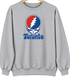 Toronto Baseball Stealie Grateful Dead Crewneck — Toronto Blue Jays — Sport Grey