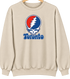 Toronto Baseball Stealie Grateful Dead Crewneck — Toronto Blue Jays — Sand