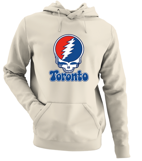 Toronto Baseball Stealie Grateful Dead Hoodie — Toronto Blue Jays — Sand