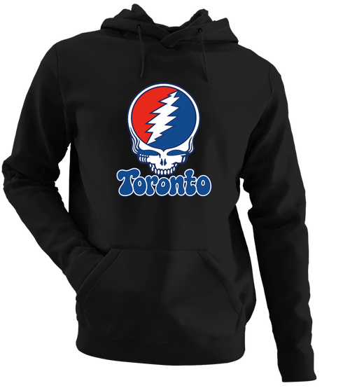 Toronto Baseball Stealie Grateful Dead Hoodie — Toronto Blue Jays — Black