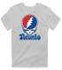 Toronto Baseball Stealie Grateful Dead T-Shirt — Toronto Blue Jays — Sport Grey
