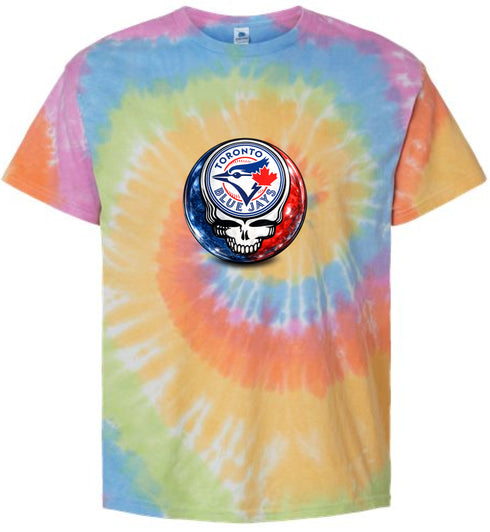 Toronto Blue Jays Crystal Stealie Tie-Dye T-Shirt