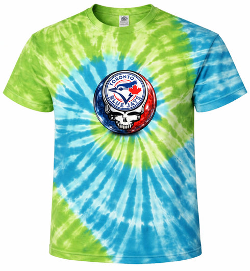 Toronto Blue Jays Crystal Stealie Tie-Dye T-Shirt