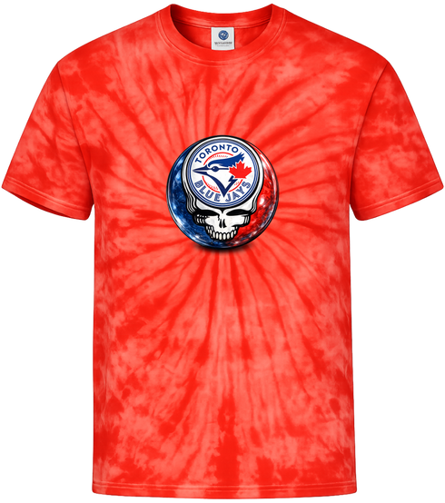 Toronto Blue Jays Crystal Stealie Tie-Dye T-Shirt
