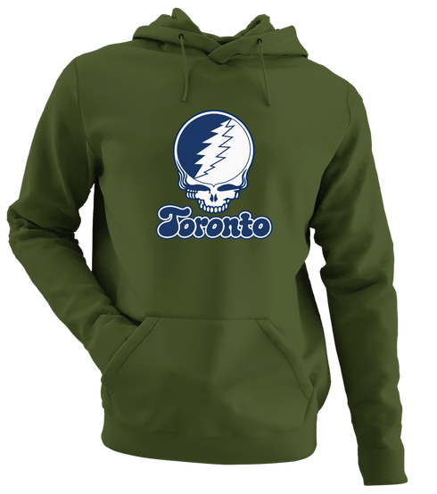 Toronto Stealie Premium Unisex Hoodie — Design: Toronto University of — Military Green