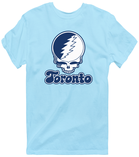 Toronto Stealie Premium Unisex T-Shirt — Design: Toronto University of — Light Blue