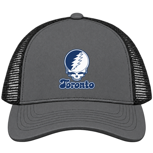Toronto Stealie Premium Unisex Trucker Cap — Design: Toronto University of — Charcoal/Black